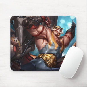 Shield Bearer Gaming Mousepad Kriegermotiv