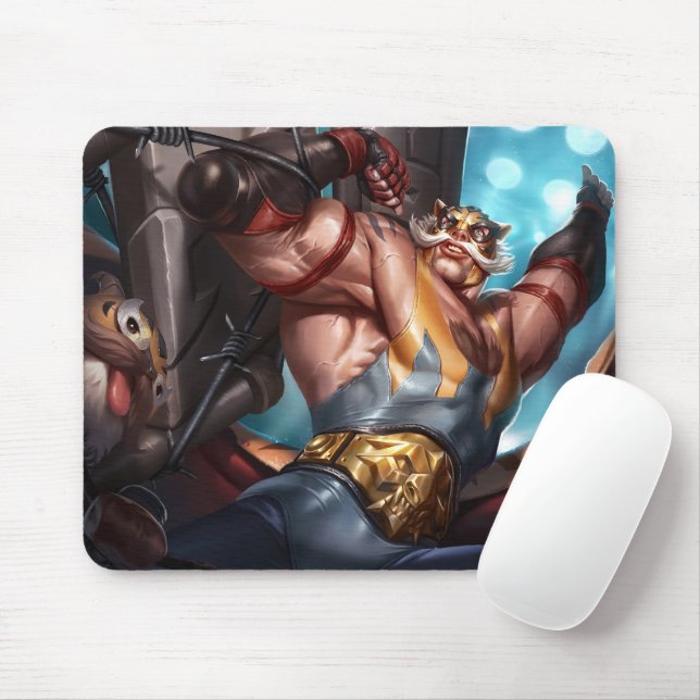 Shield Bearer Gaming Mousepad | Kriegermotiv (Mit Mouse)