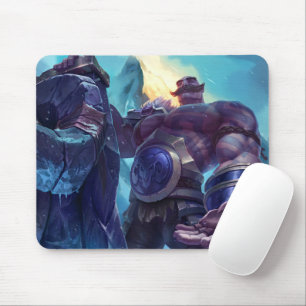 Shield Bearer Gaming Mousepad   Kriegermotiv