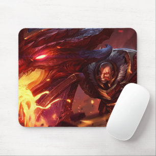 Shield Bearer Gaming Mousepad Kriegermotiv