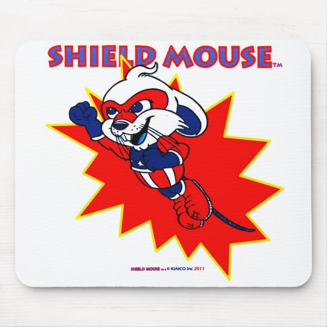 SHIELD MUSE "ZEIGT AUS!"Mousepad Mousepad (Vorne)