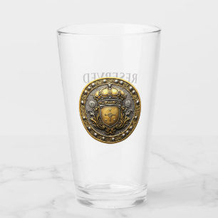 Shield   VORBEHALTEN   Personalisiert 16oz Libbey  Glas