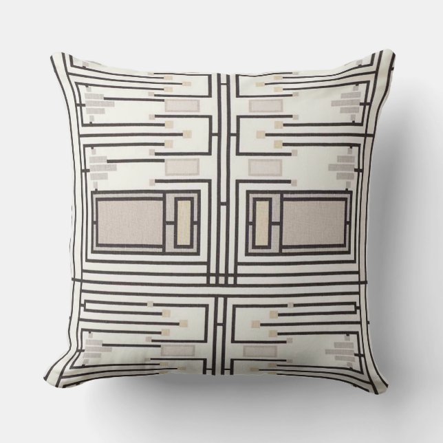 Shifting Grid Designer Coussin (Recto)