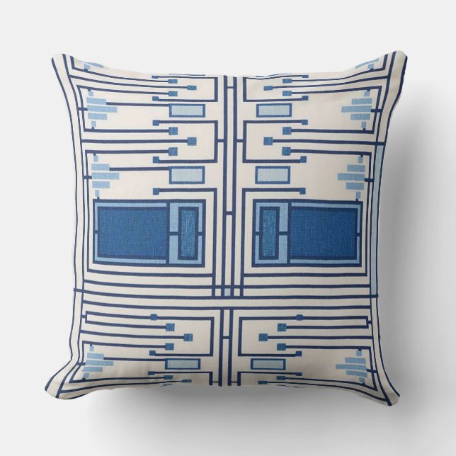 Shifting Grid Designer Coussin (Recto)