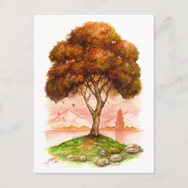 Shifting Seasons Postkarte (Vorderseite)