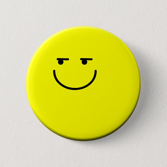 Shifty mit Augen Knopf Button (Vorderseite)