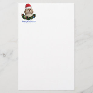 Shih-Tsu-Hund-Weihnachtsartikel Briefpapier