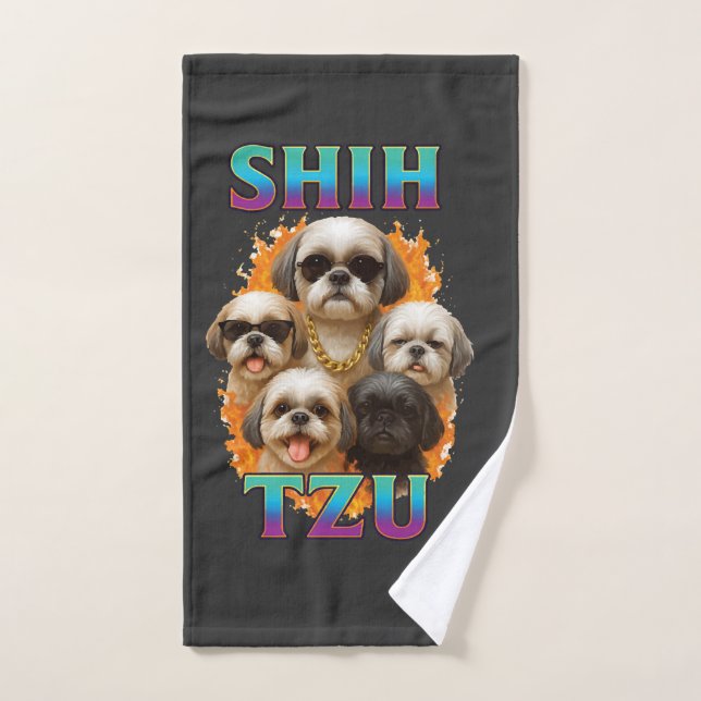 Shih Tzu  (Serviette à main)