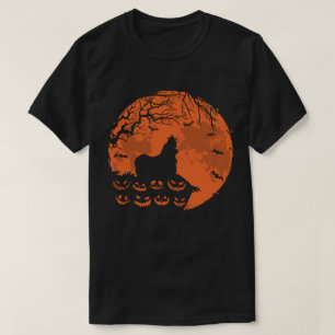 Shih Tzu And Moon Halloween Dog Lover Gift T-Shirt