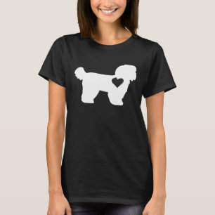 Shih Tzu Apparel Heart Liebe Shih Tzu Dog T-Shirt