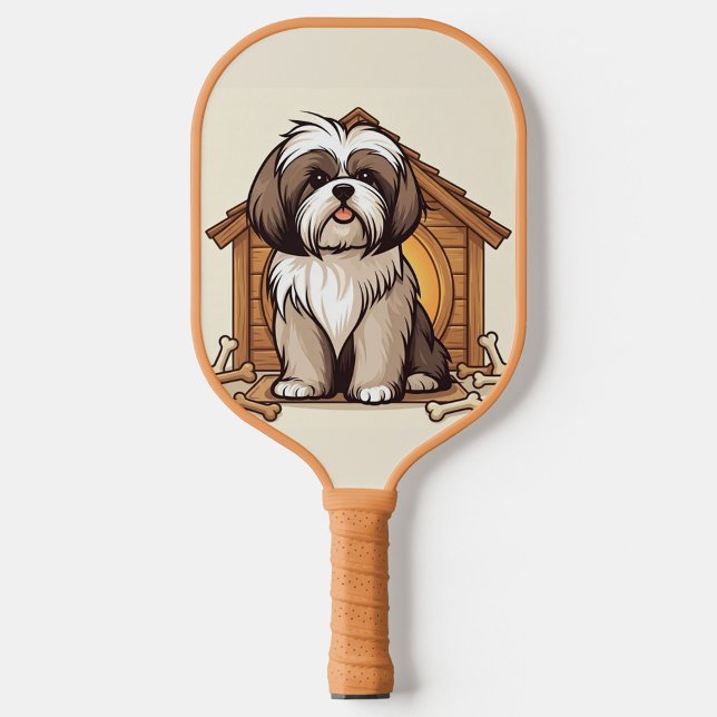Shih Tzu Art  Pickleball Schläger (Bring a little fun to your game with this adorable Shih Tzu!)