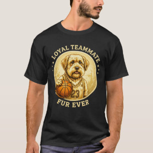 Shih Tzu Basketball-Maskottchen – Treuer Teamkolle T-Shirt