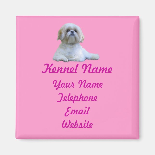 Shih Tzu Breeder Magnet (Vorne)
