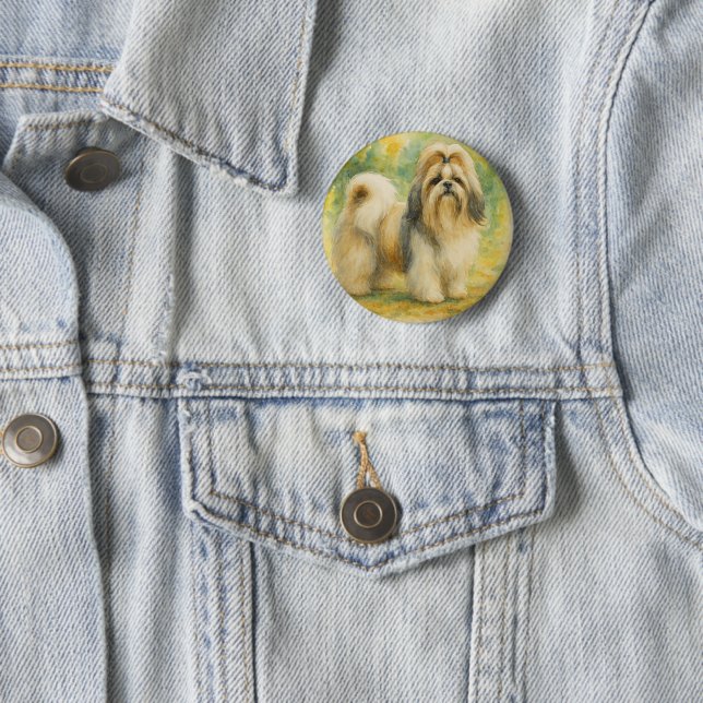 Shih Tzu Button (Beispiel)