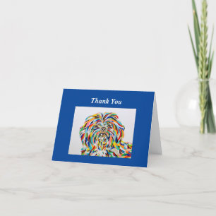 Shih Tzu Carte de remerciements