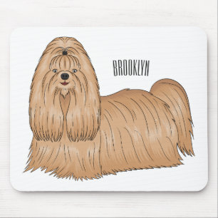 Shih tzu-Cartoon-Illustration Mousepad