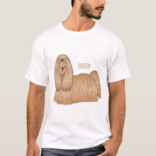 Shih tzu-Cartoon-Illustration T-Shirt