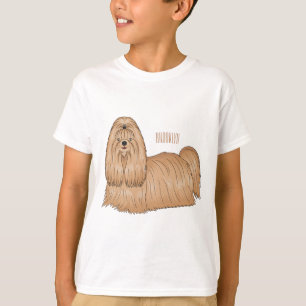 Shih tzu-Cartoon-Illustration T-Shirt