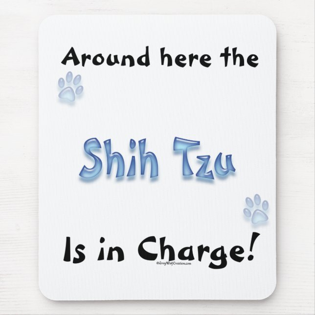 Shih Tzu Charge Mousepad (Vorne)