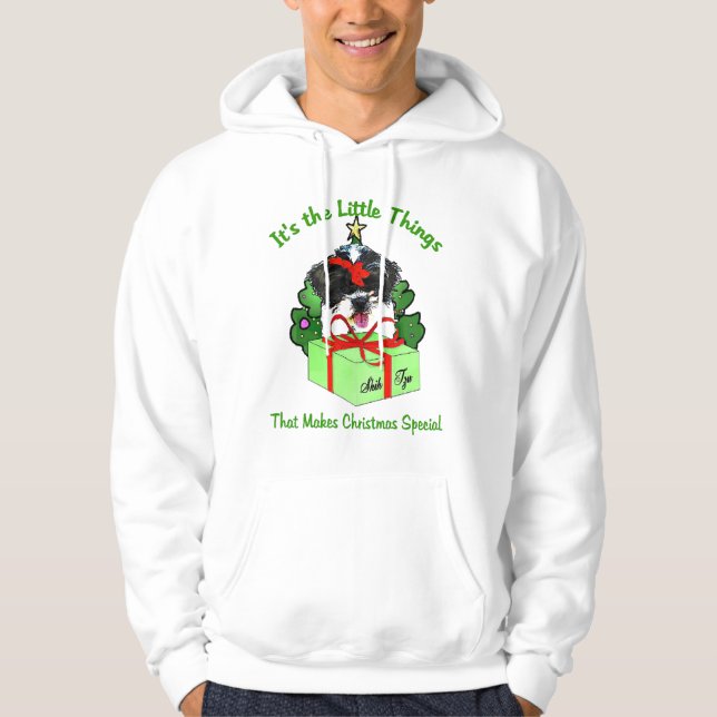 Shih Tzu Christmas Geschenke Hoodie (Vorderseite)