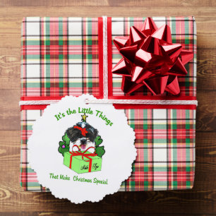 Shih Tzu Christmas Ornament Karte