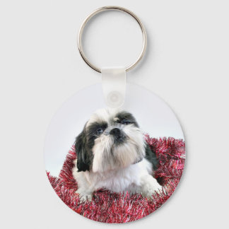 Shih Tzu Christmas Schlüsselanhänger
