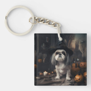 Shih Tzu Citrouilles Halloween Épouvantable