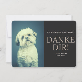 Shih Tzu Dankeskarte