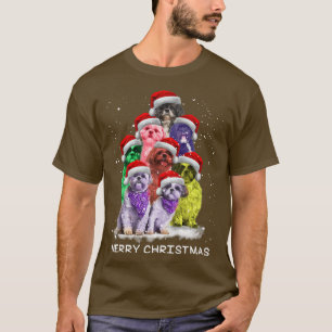 Shih Tzu Dekoration Weihnachtsbaum Hund Xm T-Shirt