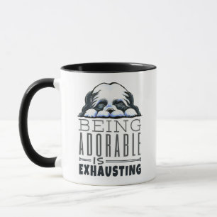 Shih Tzu, der entzückend ist Tasse