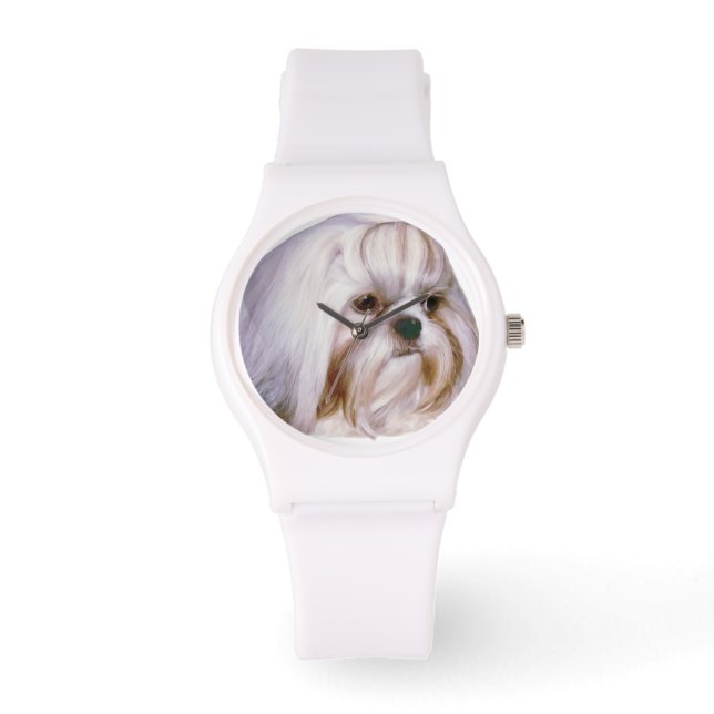 Shih Tzu Dog Armbanduhr (Vorderseite)