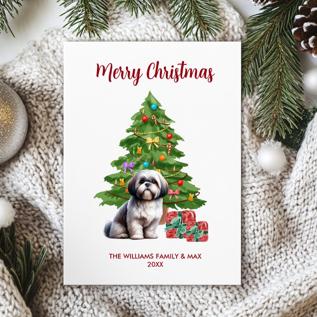 Shih Tzu Dog Familie Weihnachten (Von Creator hochgeladen)