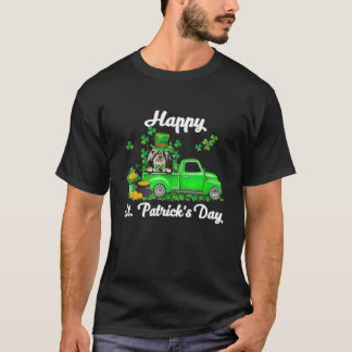 Shih Tzu Dog Lucky Charm St. Patrick's Day Party O T-Shirt