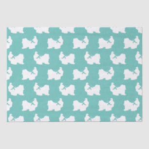 Shih-Tzu Dog Puppy Long Hair Seidenpapier