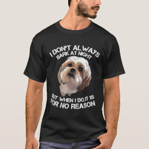 Shih Tzu Dog Rasse Barkfarbe T-Shirt