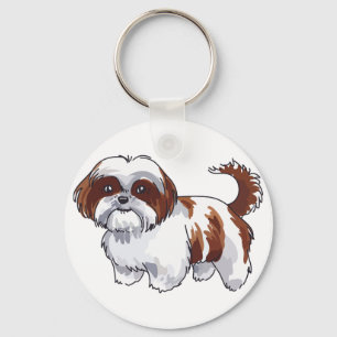 Shih Tzu Dog Schlüsselanhänger