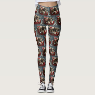 Shih Tzu Dog Weihnachtsfest Leggings