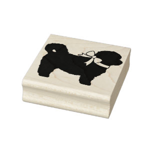 Shih Tzu Dog Welppy Teddy Bär Kurz Haar Gummistempel