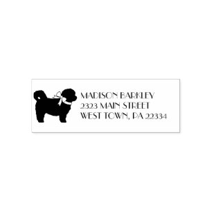 Shih Tzu Dog Welppy Teddy Bär Kurz Haar Permastempel