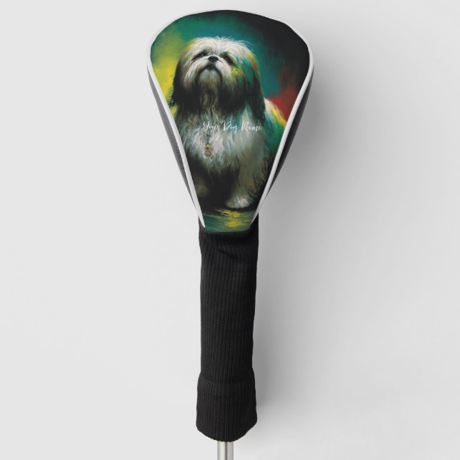 Shih Tzu Dog - Zusammensetzung 001 Golf Headcover (Vorderseite)