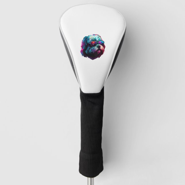 Shih Tzu Dogs Shih Tzus Golf Headcover (Vorderseite)
