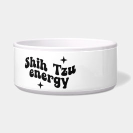 Shih Tzu Energy Keramik Dog Bowl Napf