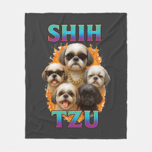 Shih Tzu  Fleecedecke