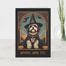 Shih Tzu Frohe Halloween-Grüße
