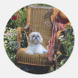 Shih Tzu Garden Sticker