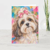 Shih Tzu Grußkarte