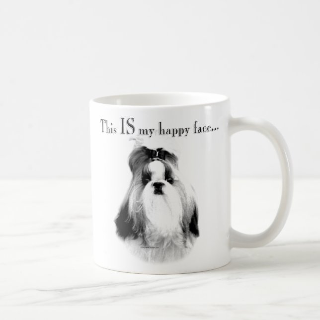Shih Tzu Happy Face Kaffeetasse (Rechts)