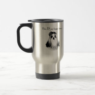 Shih Tzu Happy Face Reisebecher