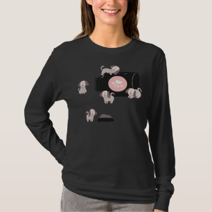 Shih Tzu Happy Pills Dog Niedlicher Welpenbesitzer T-Shirt