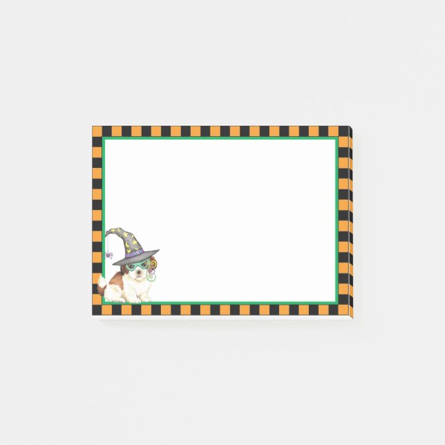 Shih Tzu Hexch Post-it Klebezettel (Vorderseite)